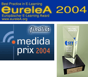  Europäischer E-Learning Award 2004, Medida-Prix 2004, NO-DIG Award 2005